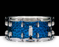 Dixon Cornerstone 6.5x14 Hammered Steel Snare - Blue Titanium