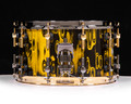 Sonor SQ2 14"x8" Medium Beech Snare - Yellow Tribal w/Tiger Inside