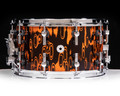 Sonor SQ2 14"x8" Medium Beech Snare - Orange Tribal