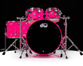 DW Collector's 5pc Maple - Neon Pink Lacquer 10/12/14/16/22