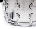 DW Collector's 8x14 SSC Maple - Silver Flake Lacquer w/Satin Chrome