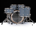 DW Collector's 5pc Maple SSC Kit- Blue Granite w/Chrome HW