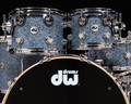 DW Collector's 5pc Maple SSC Kit- Blue Granite w/Chrome HW
