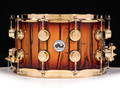 DW Collector's 8x14 SSC Maple- Rich Red Candy over Ivory Ebony w/Gold