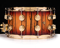 DW Collector's 8x14 SSC Maple- Rich Red Candy over Ivory Ebony w/Gold