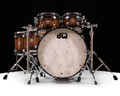 DW Collector's 5pc Maple SSC Kit - Candy Black Burst over Monkey Pod