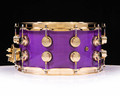 DW Collector's 7x14 SSC Maple Snare - Ultraviolet Purple w/Gold HW