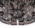 DW Collector's 8x14 SSC Maple Snare - Silver Abalone w/Black Nickel