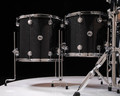 DW Collector's 6pc SSC Maple Kit - Black Ice w/Chrome 24" BD