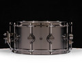DW Collector's Series 6.5x14 Satin Black Nickel Over Brass Snare Drum with Black Nickel Hardware
