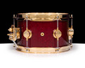 DW Collector's 6x10 SSC Maple Snare - Ruby Glass w/Gold HW