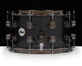 DW Collector's 8x14 VLT Snare -Gun Metal Glass w/Black Nickel HW