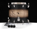 Tama Star Walnut 14x14 FT - Satin Black Japanese Sen Burst