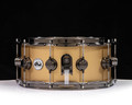 DW Collector's 6.5x14 Brass Snare Drum w/Black Nickel - Sun Gold
