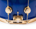 DW Collector's 6.5x14 Brass Snare Drum w/Gold - Yama Blue