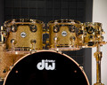 DW Collector's 6pc Maple Mahogany Kit - Gold Glass w/Gold HW