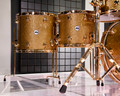 DW Collector's 6pc Maple Mahogany Kit - Gold Glass w/Gold HW