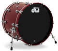 DWe 16"x22" Bass Drum - Black Cherry Metallic (DELC1622BDCBCM) 
