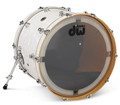 DWe 16"x22" Bass Drum - White Marine