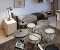 EFNOTE Mini Electronic Drum Kit - White Sparkle