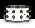 DW Collector's 8x14 SSC Maple Snare - White Lacquer w/Black Nickel HW