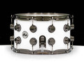 DW Collector's 8x14 SSC Maple Snare - White Lacquer w/Black Nickel HW