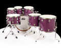 DW Collector's 7pc Collector's Maple/Mahogany Kit - Purple Glass