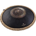 Meinl Sonic Energy Octave Steel Tongue Drum - D Kurd, Floral Design