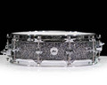 Used DW Collector's Maple Mahogany 4"x14" Snare Drum Black Galaxy (DRFP0414SSC070)