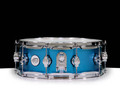DW Design Series 5x14 Maple Snare Drum - Aqua Metallic