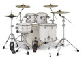 DWe 5-Piece Drum Kit Bundle - White Marine Pearl
