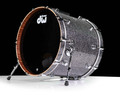 DW Collector's Series 18x22 Maple/Mahogany Bass Drum - Black Galaxy