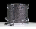 DW Collector's 14x16 Maple/Mahogany Floor Tom - Black Galaxy