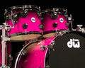 DW Collector's 6pc SSC Maple Kit - Hot Pink to Candy Black Fade