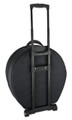 DWe Rolling Cymbal Bag Soft Case with wheels and Retractable Handle