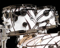 DW Collector's 6pc SSC Maple Kit - White Glass Contrails w/Black Nickel