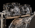 DW Collector's 5pc SSC Maple Kit - Silver Abalone w/Black Nickel HW