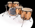 DW Collector's 5pc Pure Birch Kit - Natural Satin Oil w/Black Nickel HW