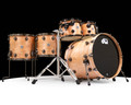 DW Collector's 5pc Pure Birch Kit - Natural Satin Oil w/Black Nickel HW