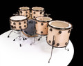 DW Collector's 6pc SSC Maple Kit - Natural Satin Oil w/Black Nickel HW