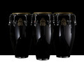 LP Limited Edition Mango Conga Set - Piano Black w/ Chrome