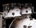 DW Collector's 6pc SSC Maple Kit Solid White to Candy Black Fade