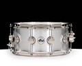 DW Thin Aluminum 6.5x14 Snare Drum with Nickel Hardware (Open Box) (O-DRVM6514SVK)