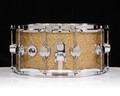 DW Collector's Series 6.5x14 333 Maple Snare - Gold Glass - Chrome HW