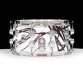 DW Collector's 7x14 SSC Maple Snare - White Glass Contrails w/Chrome