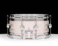 DW Collector's Series 7x14 Maple Edge Snare - Broken Glass w/Chrome