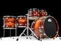 DW Collector's Series Maple 5pc Exotic Almond Burst Horizontal Padauk 