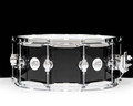 DW Design Series 6x14 Maple Snare Drum - Piano Black (DDLG0614SSPB)