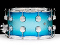 DW Collector's 8x14 Maple SSC Snare Drum-Blue Glitz Lacquer w/Chrome