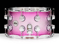 DW Collector's 8x14 Maple SSC Snare Drum - Hot Pink Sparkle Burst